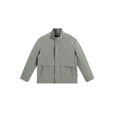 Men's Spliced Stand Collar Jacket
